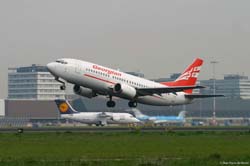 AMS 070425 37-Boeing B-737 4L-TGL Georgian Airways